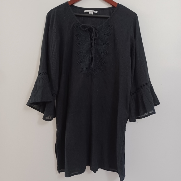 Oneill Saltwater Solids Long Sleeve Coverup - Picture 2 of 9